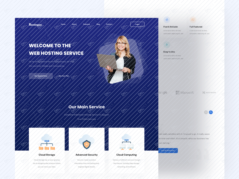 Hostingan Landing Page 1