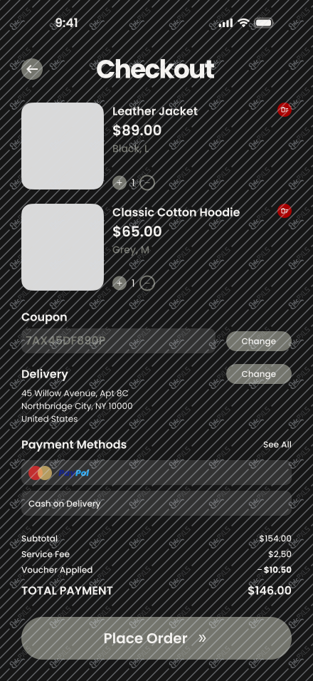 Checkout Order