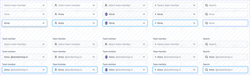 Input dropdown base