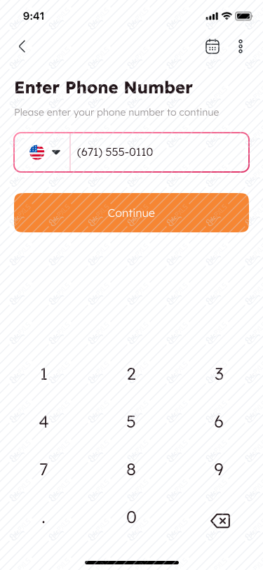 06 Enter Phone Number