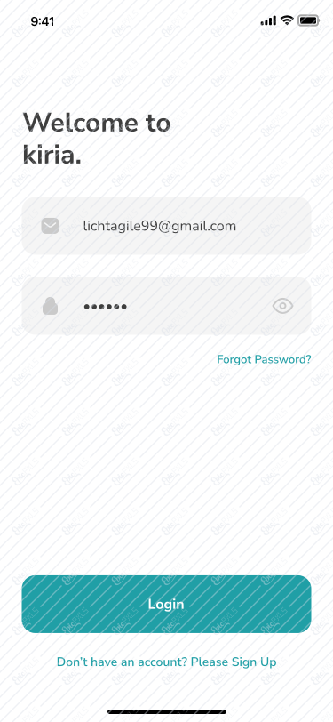 03 - LoginScreen - 2 Filled