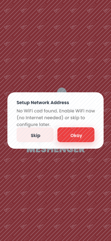 Setup Network Address