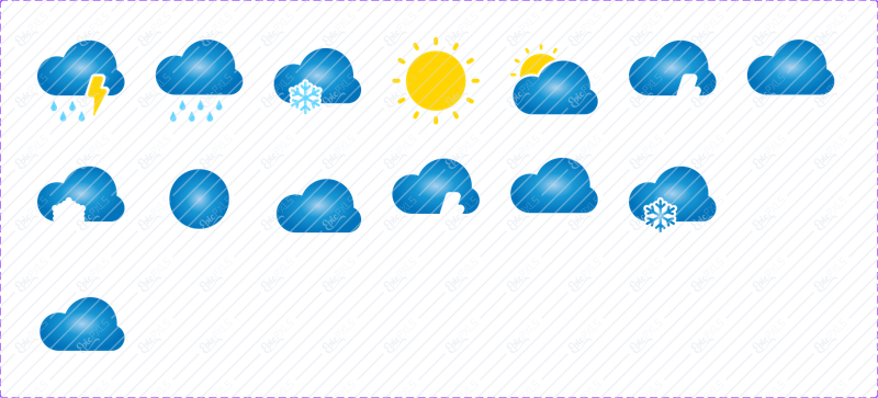Weather icons