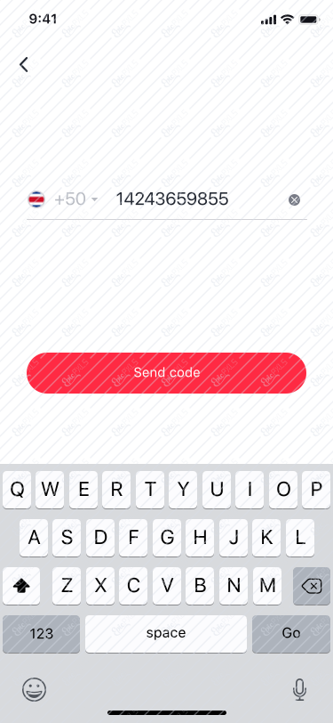 Enter phone number 1