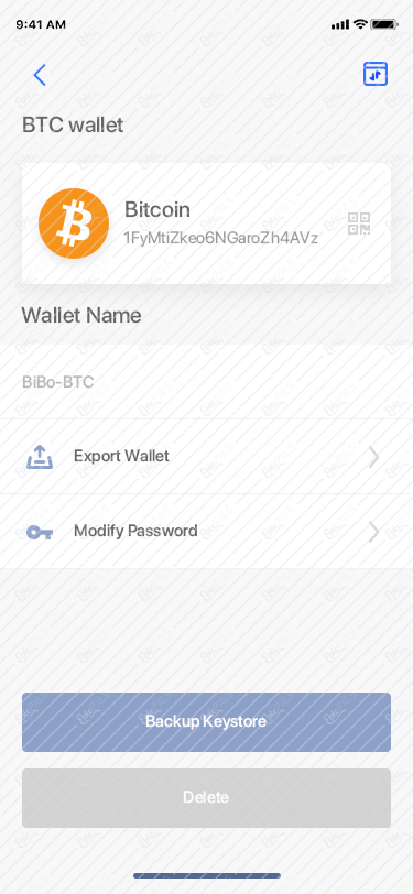6.16 Managment-BTC Wallet