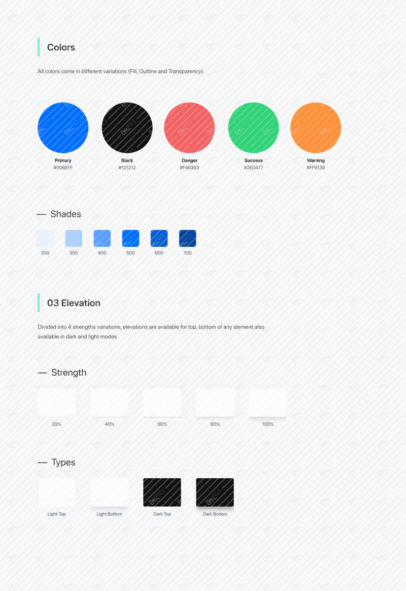 Colors - Elevation