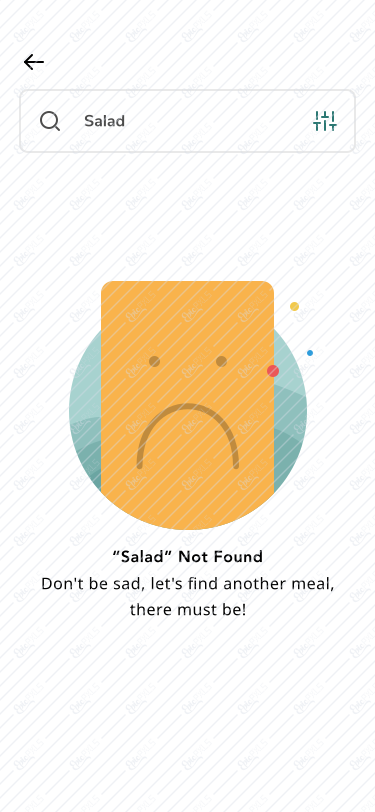 16. Result Page / Not found
