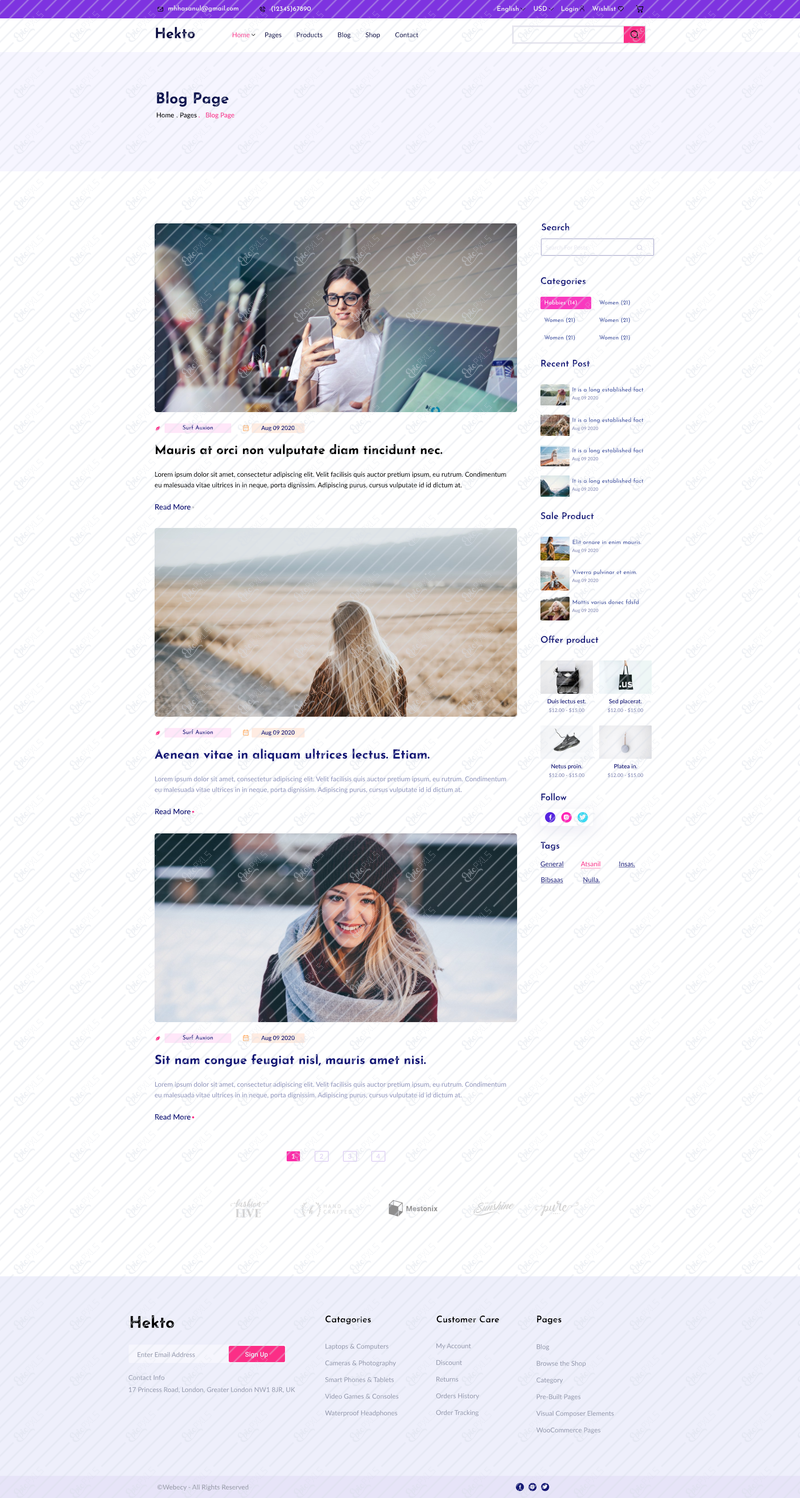 Blog Page