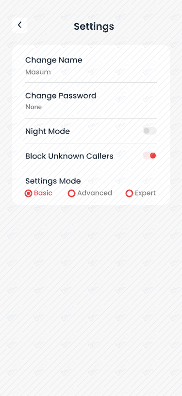 SettingsBasic
