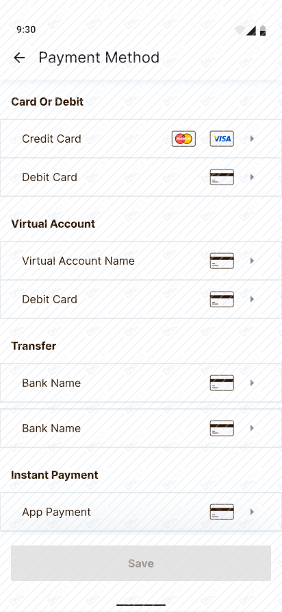Payment Method
