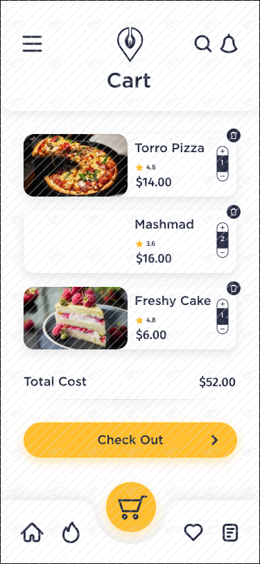 Cart Screen 1