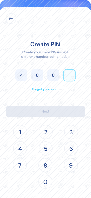 Create PIN