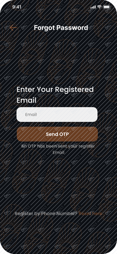 Forgot Password By Email