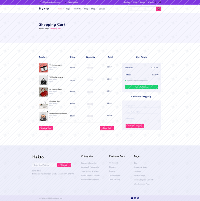 shopping cart