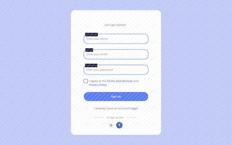 Sign Up