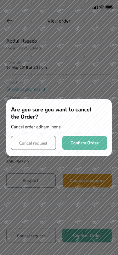 cancel order