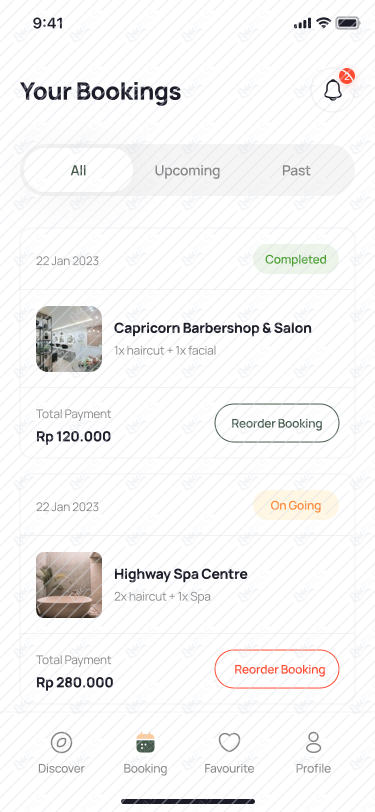 Bookings - All