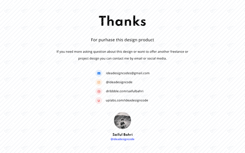Thanks