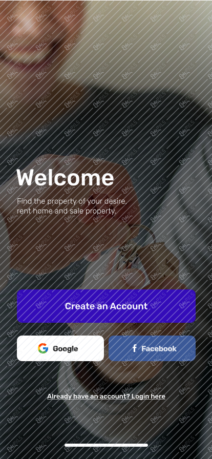 Welcome Screen