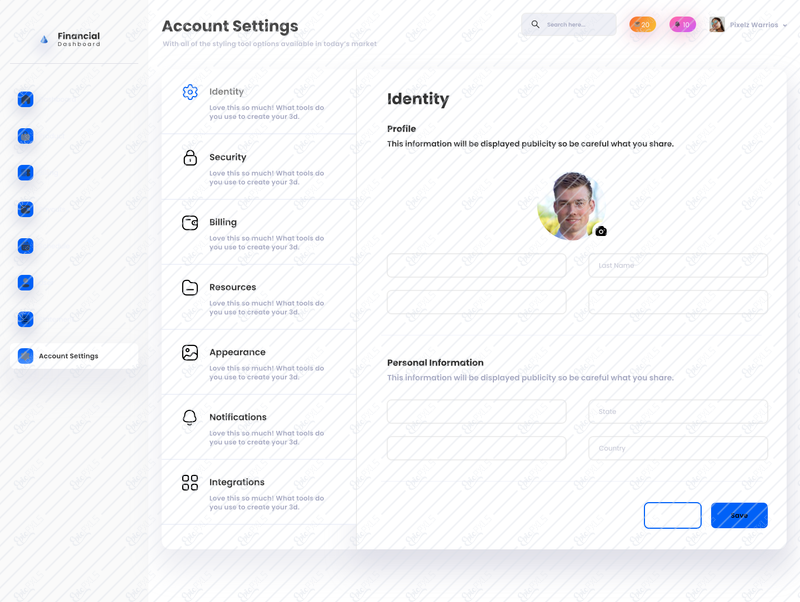 9.3 Account Settings