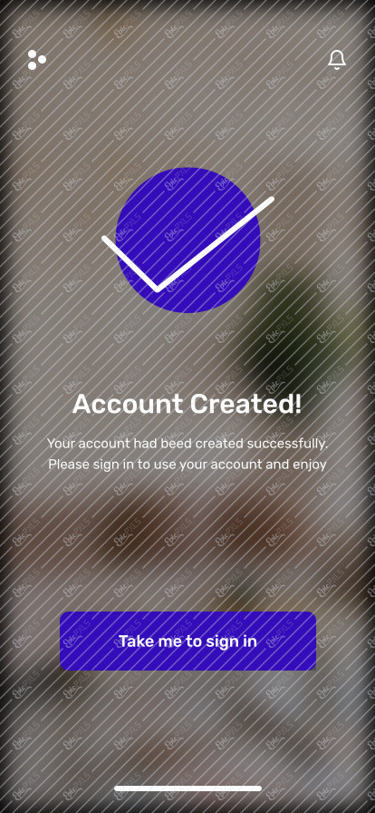 Success Screen