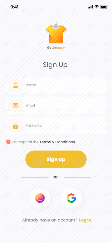06. Sign up