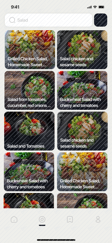 Discover search and filter