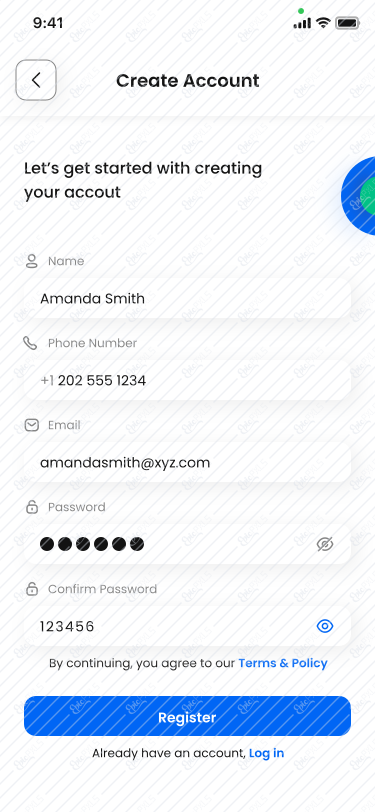 Create Account