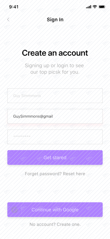 06 - Sign Up Screen