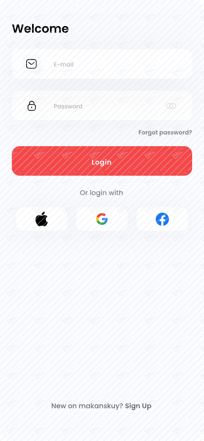 Login Screen
