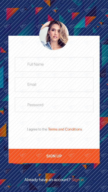 Sign up 7