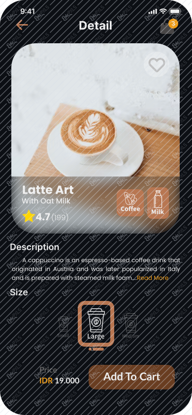 Detail Coffee Menu