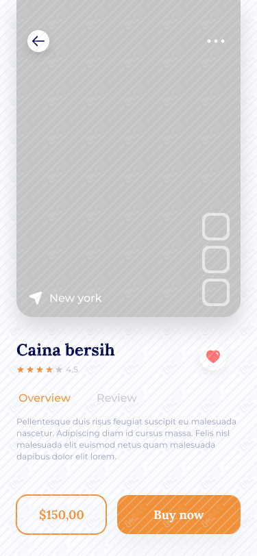 Overview screen