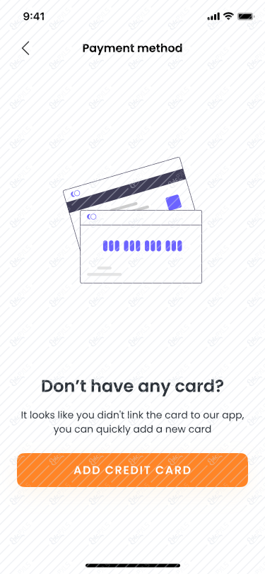 Payment method empty