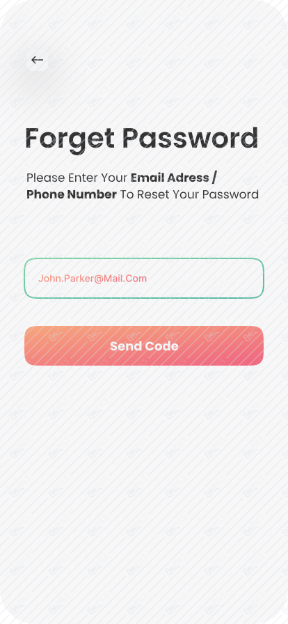 Forget Password - Active State