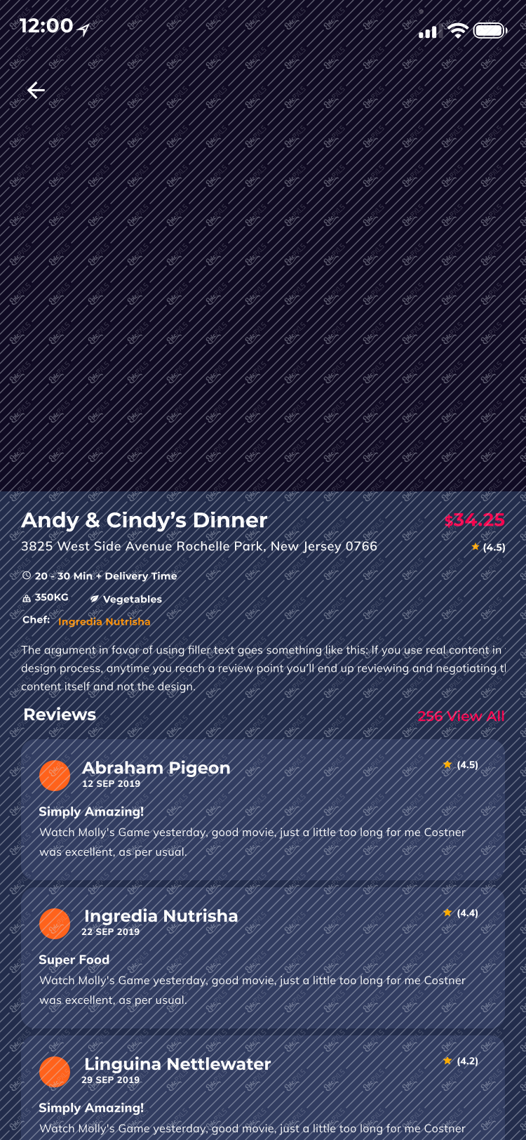 FOOD SINGLE DETAILS
