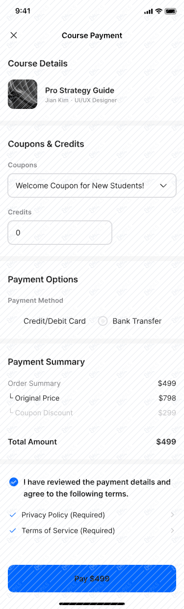 [Explore] Course Details_Course Payment