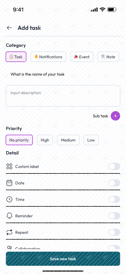 Add task
