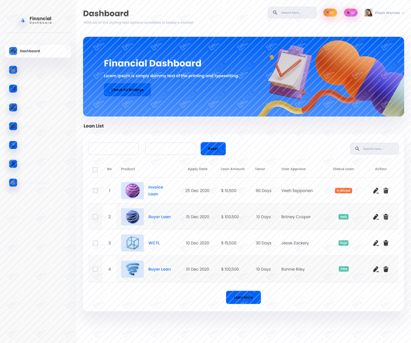 2.1 Dashboard 