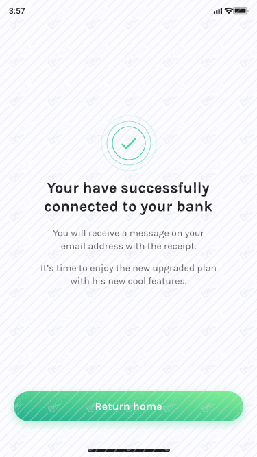 Successfull-connected-to-bank