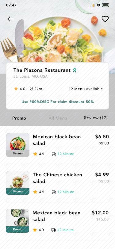 17. Restaurant Detail / Promo