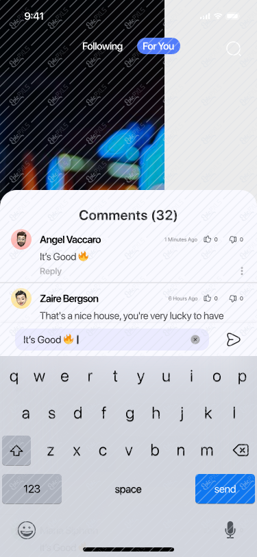 Short / Comments Input