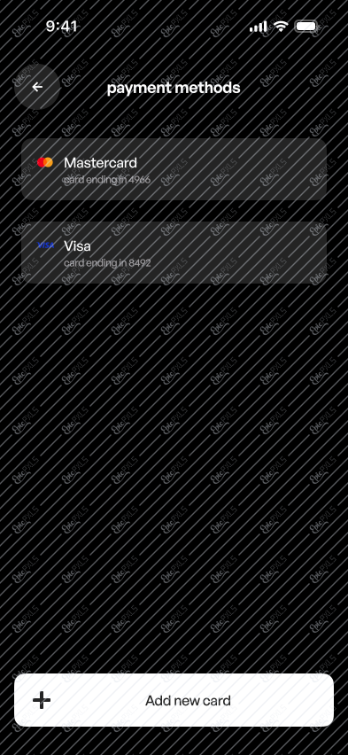 Payment methods