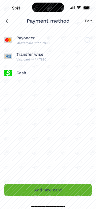 Payment method