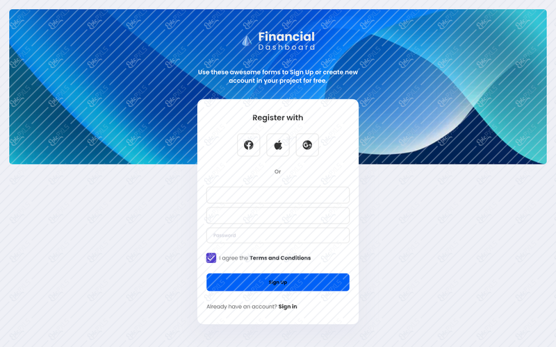1. 2 Sign Up