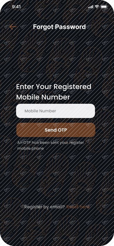 Forgot Password By Mobile Number