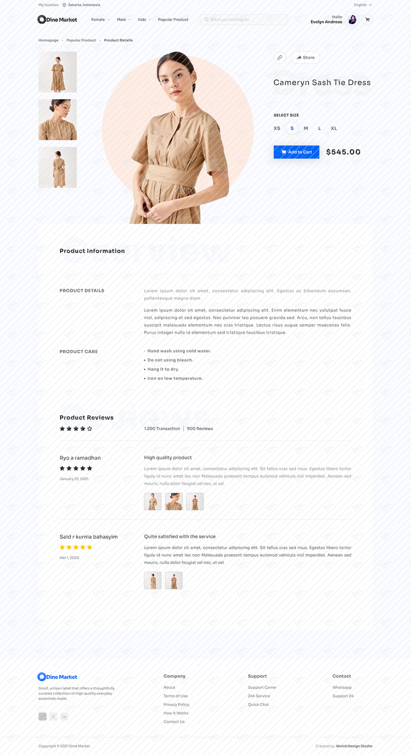 eCommerce-Product Details