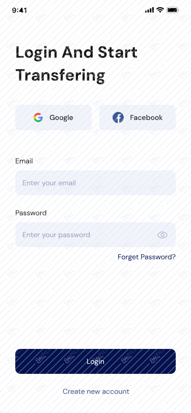 6. Login Page