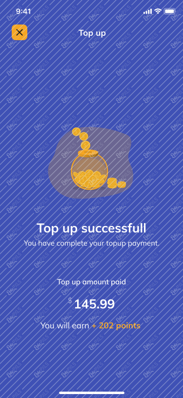 3-Topup success
