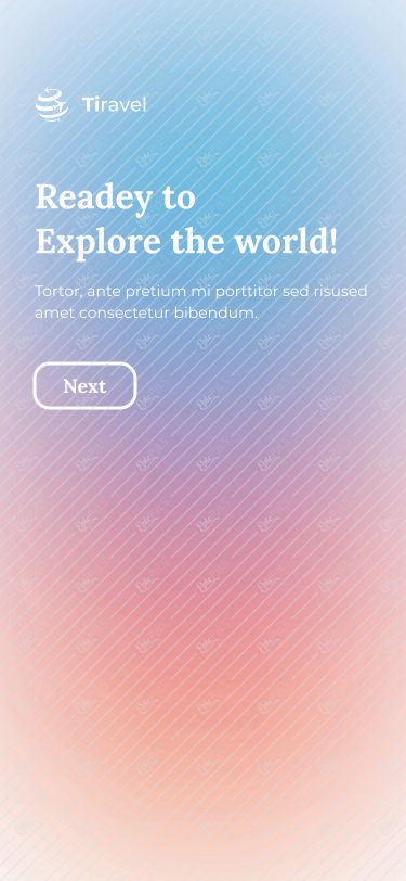 Landing screen